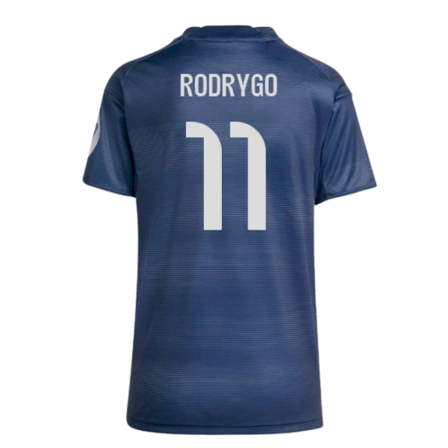 2025-2026 Real Madrid Authentic Away Shirt (Womens) (Rodrygo 11)