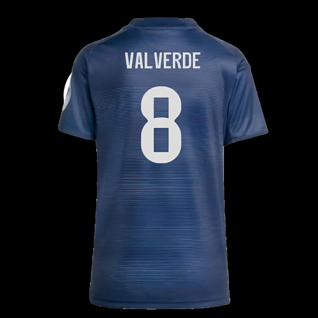 2025-2026 Real Madrid Authentic Away Shirt (Womens) (Valverde 8)