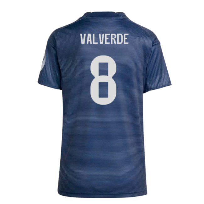 2025-2026 Real Madrid Authentic Away Shirt (Womens) (Valverde 8)