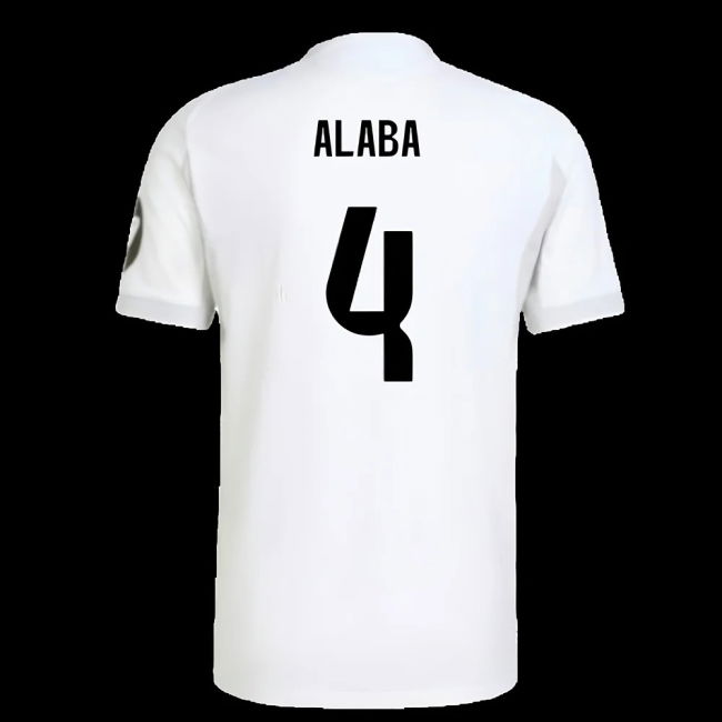 2025-2026 Real Madrid Authentic Home Shirt (Alaba 4)