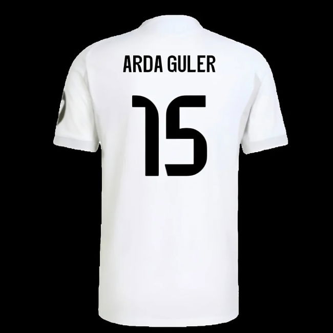 2025-2026 Real Madrid Authentic Home Shirt (Arda Guler 15)