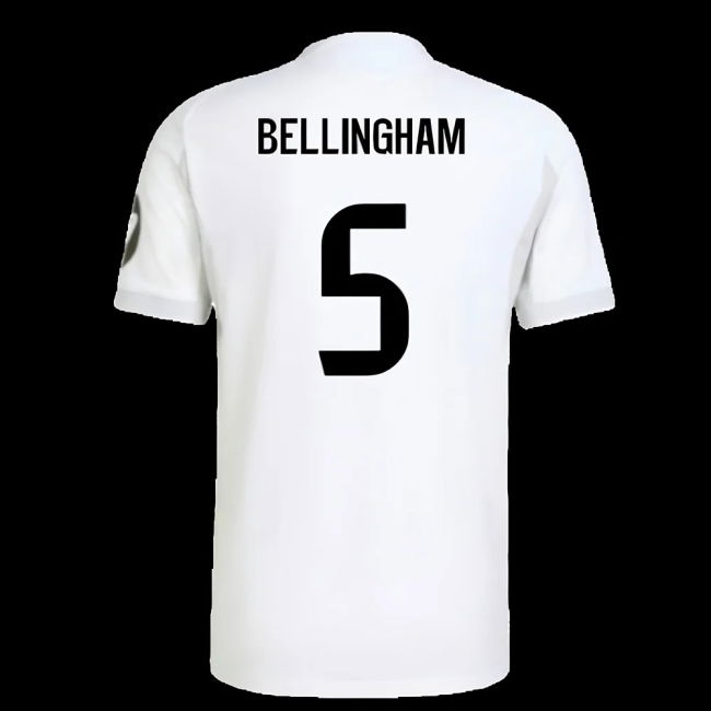 2025-2026 Real Madrid Authentic Home Shirt (Bellingham 5)