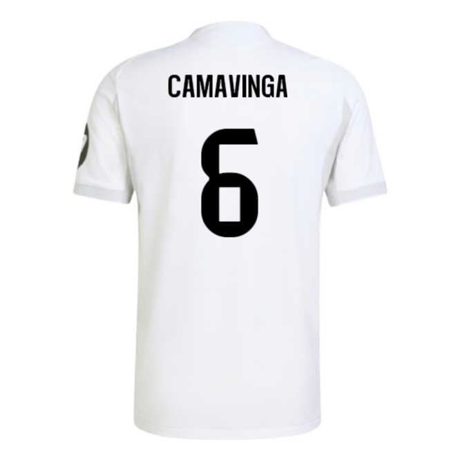 2025-2026 Real Madrid Authentic Home Shirt (Camavinga 6)