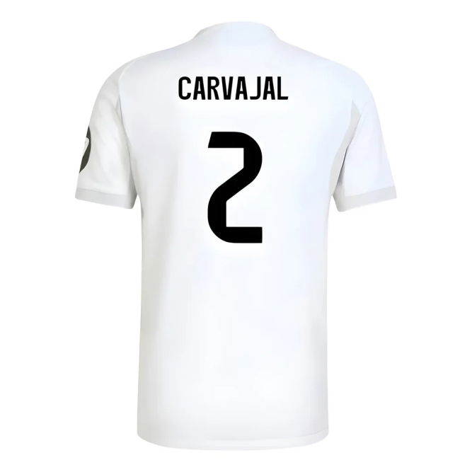 2025-2026 Real Madrid Authentic Home Shirt (Carvajal 2)