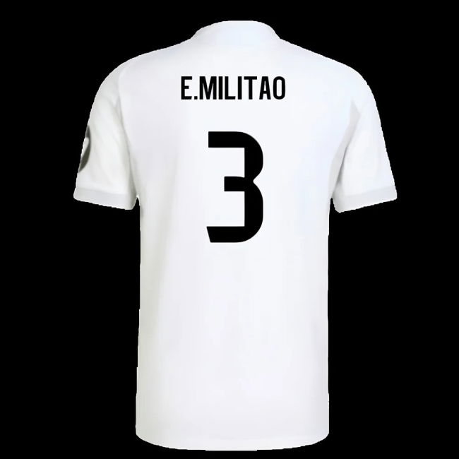 2025-2026 Real Madrid Authentic Home Shirt (E.Militao 3)
