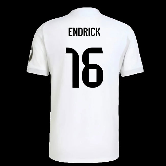 2025-2026 Real Madrid Authentic Home Shirt (Endrick 16)
