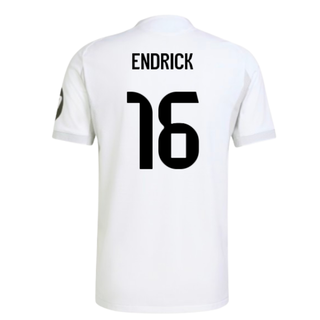 2025-2026 Real Madrid Authentic Home Shirt (Endrick 16)