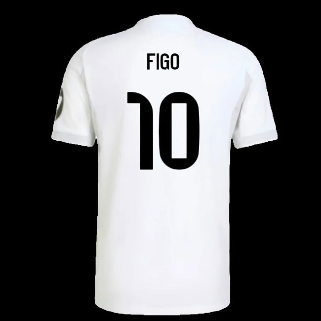 2025-2026 Real Madrid Authentic Home Shirt (Figo 10)