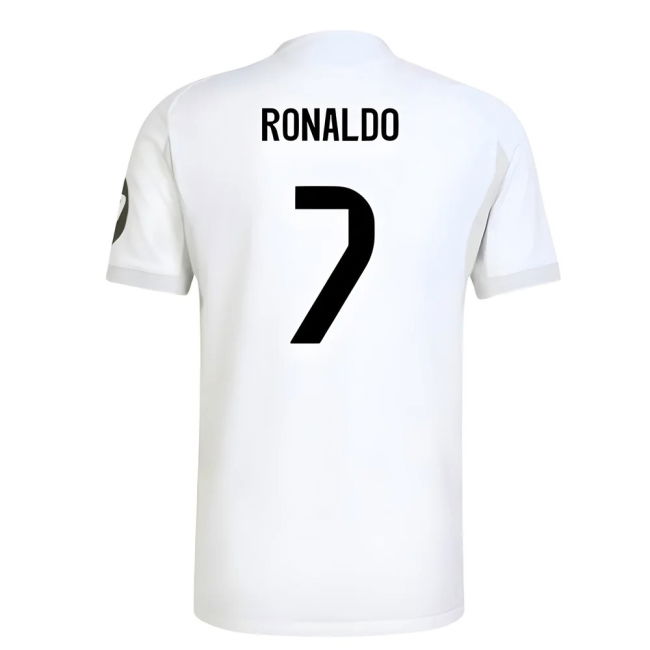 2025-2026 Real Madrid Authentic Home Shirt (Ronaldo 7)