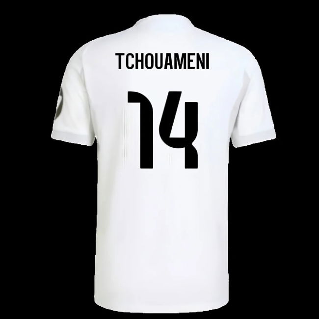 2025-2026 Real Madrid Authentic Home Shirt (Tchouameni 14)