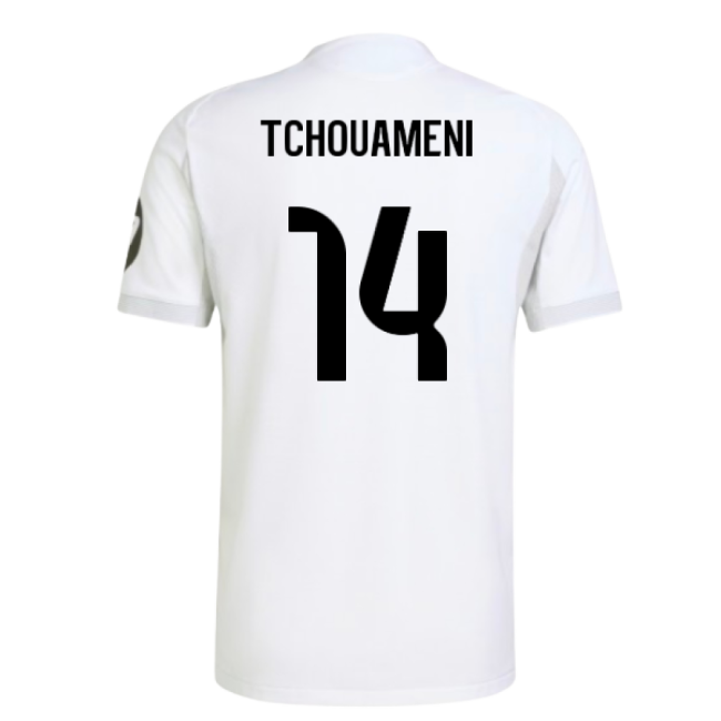 2025-2026 Real Madrid Authentic Home Shirt (Tchouameni 14)