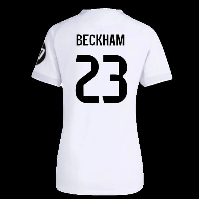 2025-2026 Real Madrid Authentic Home Shirt (Womens) (Beckham 23)