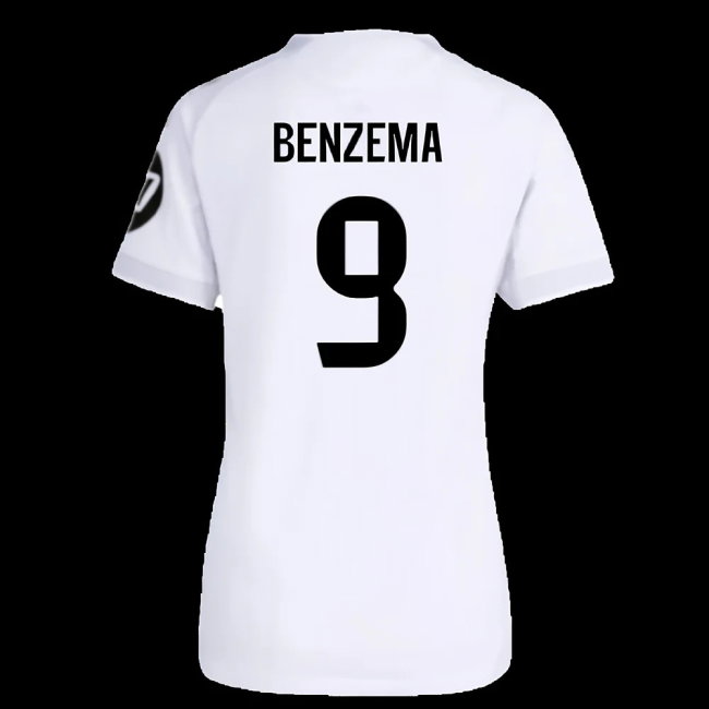 2025-2026 Real Madrid Authentic Home Shirt (Womens) (Benzema 9)