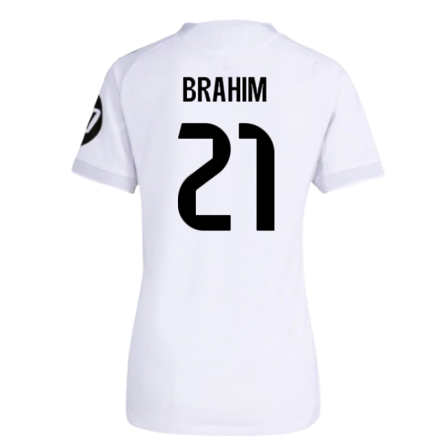 2025-2026 Real Madrid Authentic Home Shirt (Womens) (Brahim 21)