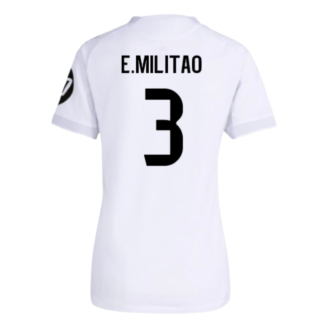 2025-2026 Real Madrid Authentic Home Shirt (Womens) (E.Militao 3)