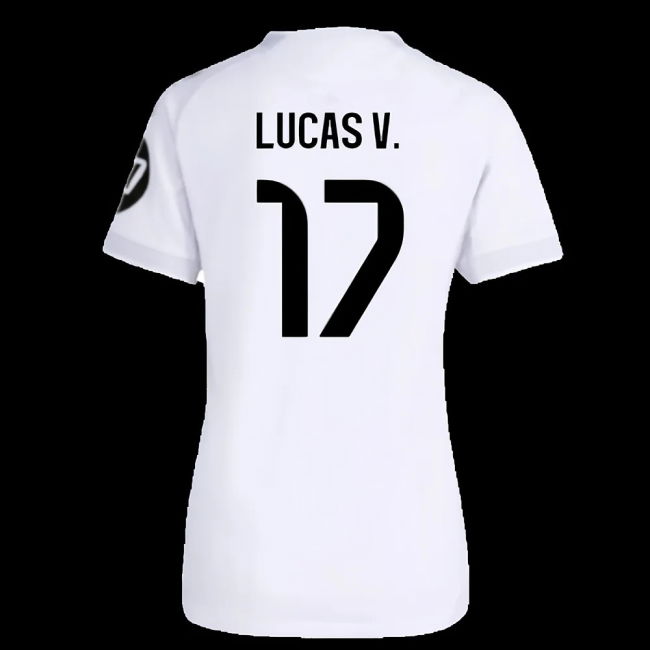 2025-2026 Real Madrid Authentic Home Shirt (Womens) (Lucas V. 17)