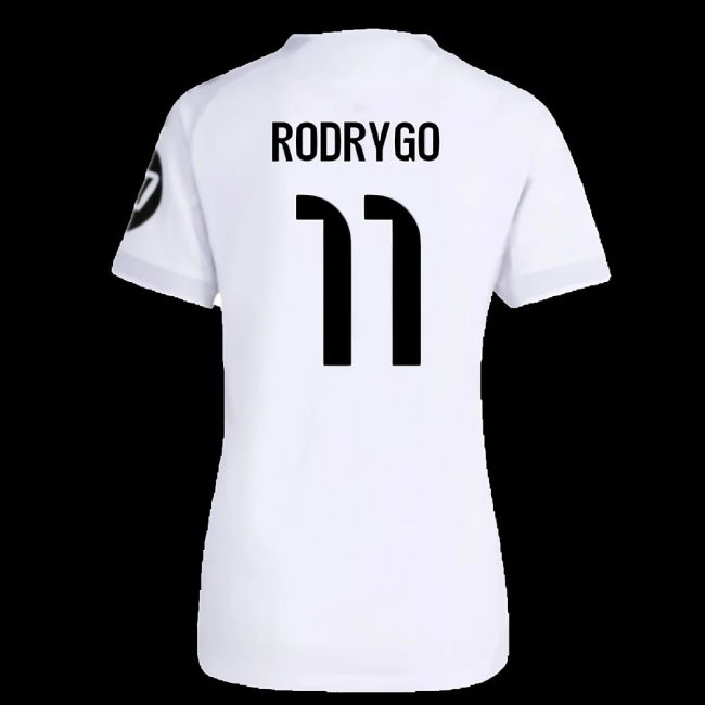 2025-2026 Real Madrid Authentic Home Shirt (Womens) (Rodrygo 11)