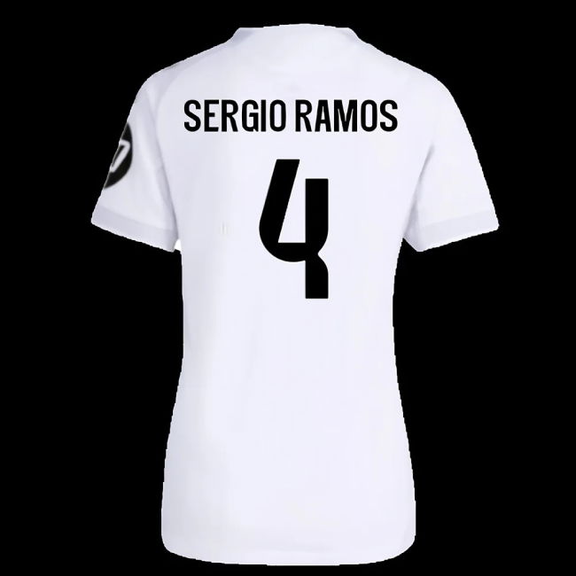2025-2026 Real Madrid Authentic Home Shirt (Womens) (Sergio Ramos 4)