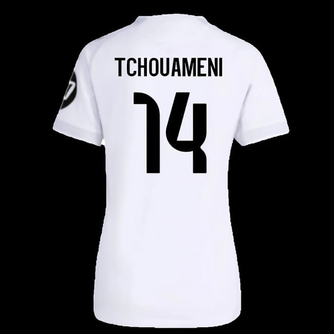 2025-2026 Real Madrid Authentic Home Shirt (Womens) (Tchouameni 14)