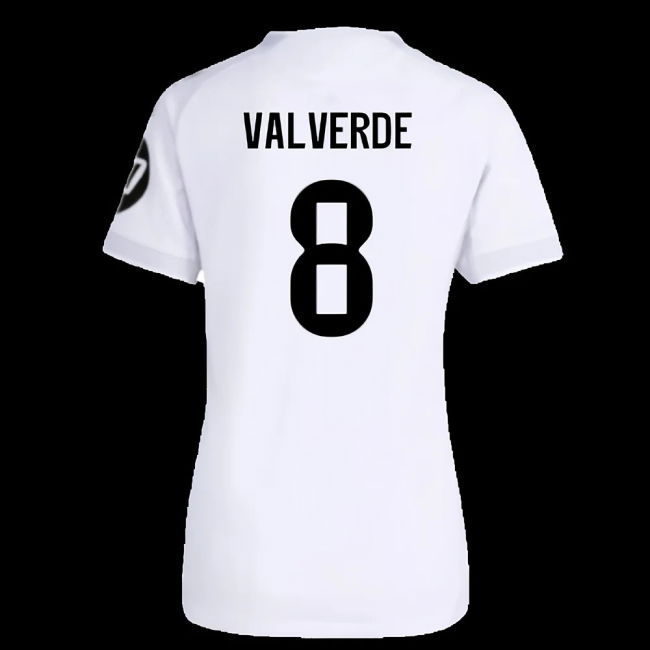 2025-2026 Real Madrid Authentic Home Shirt (Womens) (Valverde 8)