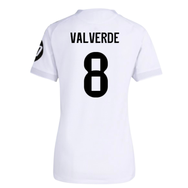 2025-2026 Real Madrid Authentic Home Shirt (Womens) (Valverde 8)