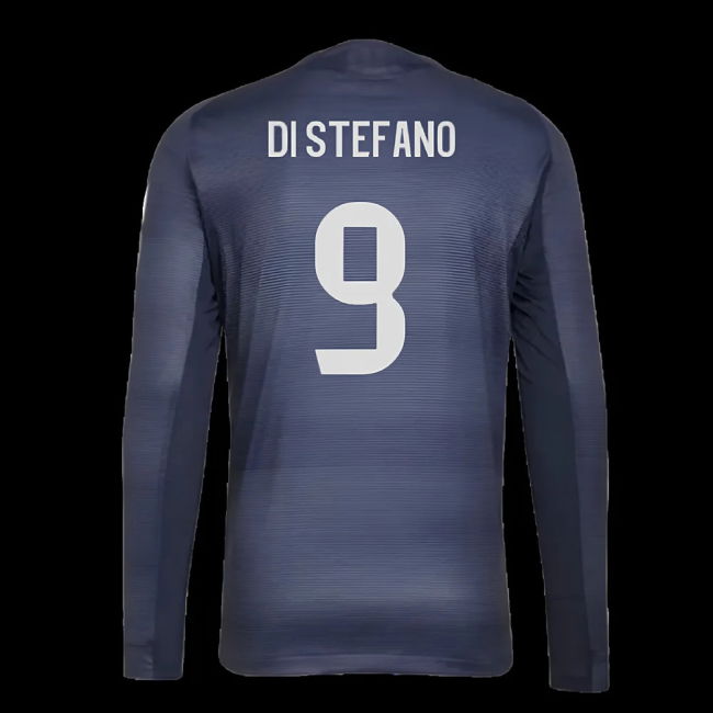 2025-2026 Real Madrid Authentic Long Sleeve Away Shirt (Di Stefano 9)