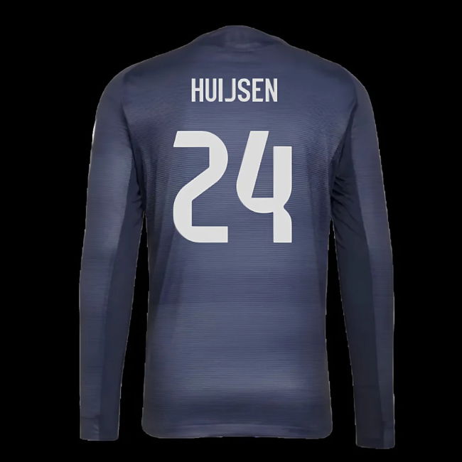 2025-2026 Real Madrid Authentic Long Sleeve Away Shirt (Huijsen 24)
