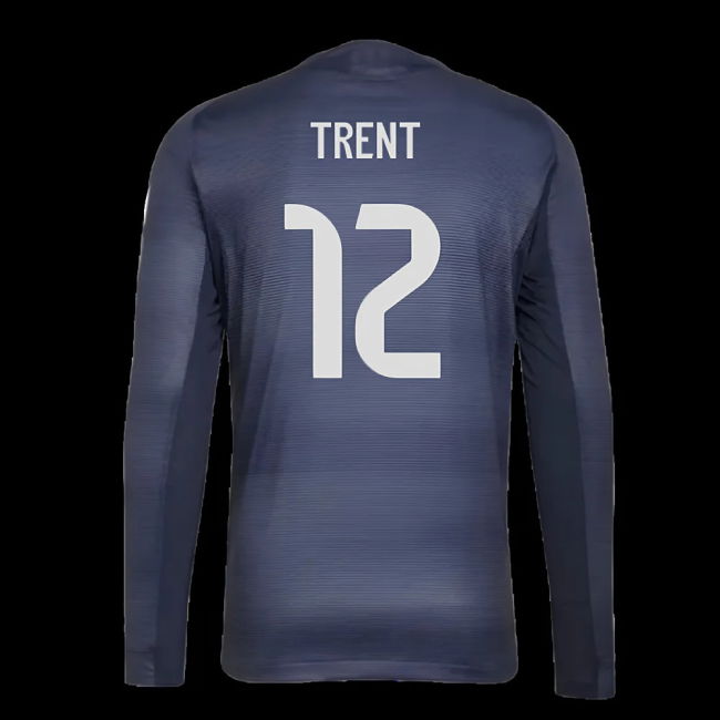 2025-2026 Real Madrid Authentic Long Sleeve Away Shirt (Trent 12)