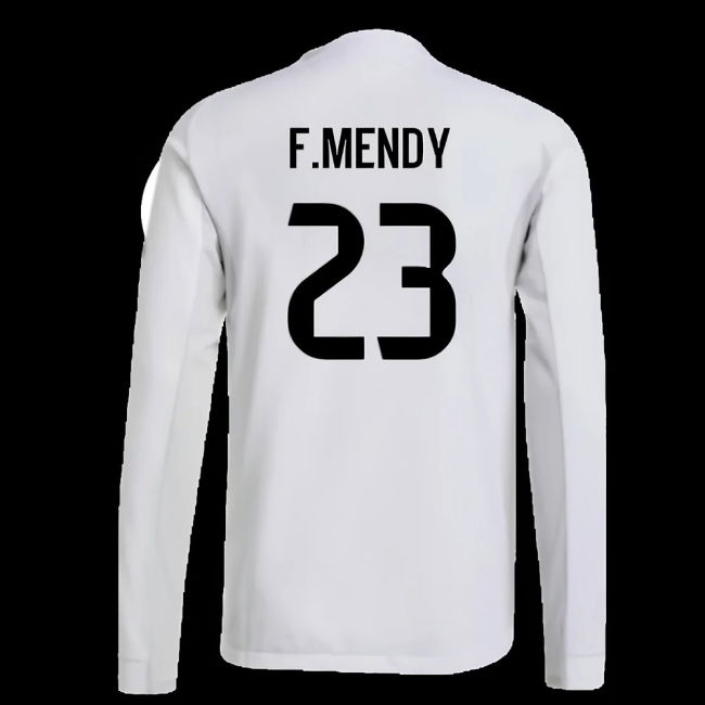 2025-2026 Real Madrid Authentic Long Sleeve Home Shirt (F.Mendy 23)