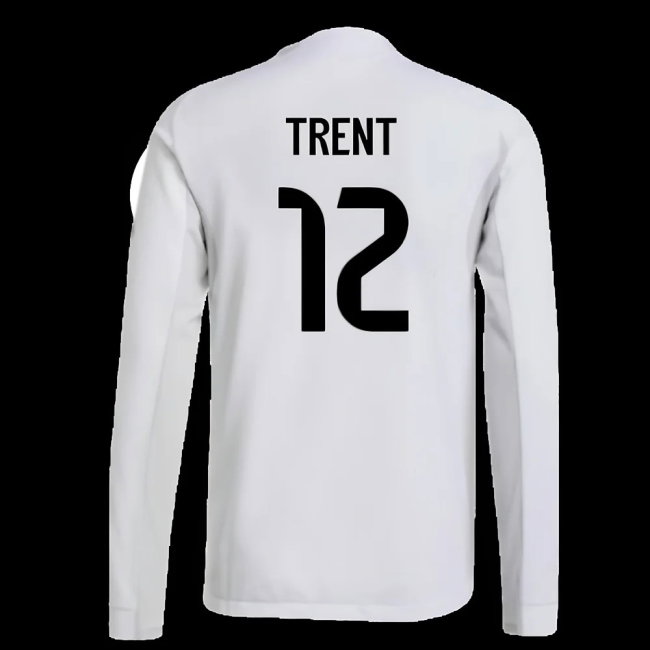 2025-2026 Real Madrid Authentic Long Sleeve Home Shirt (Trent 12)