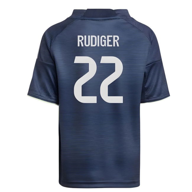 2025-2026 Real Madrid Away Mini Kit (Rudiger 22)