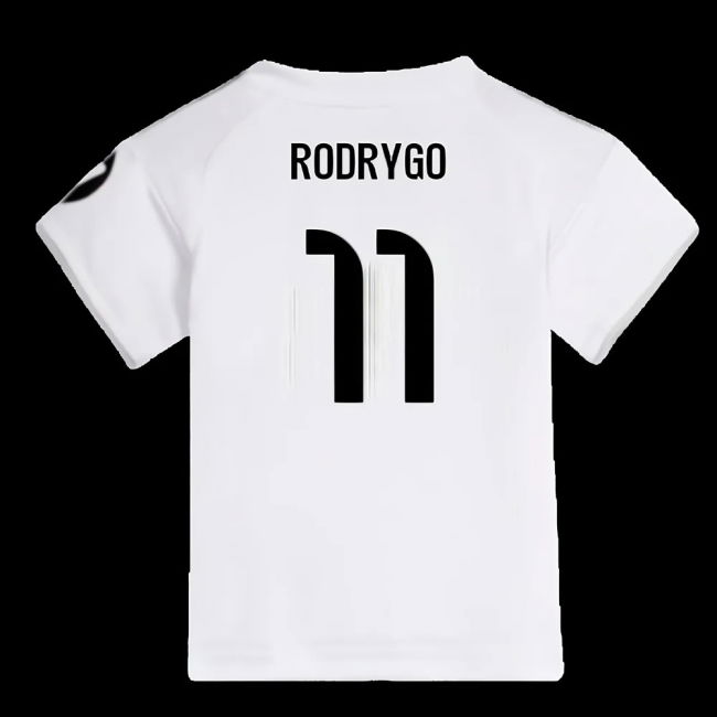 2025-2026 Real Madrid Home Baby Kit (Rodrygo 11)