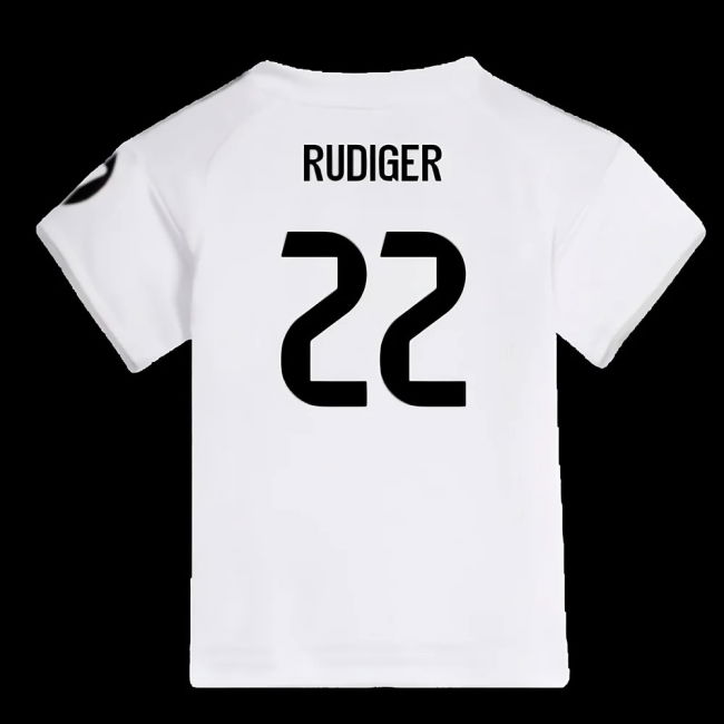 2025-2026 Real Madrid Home Baby Kit (Rudiger 22)