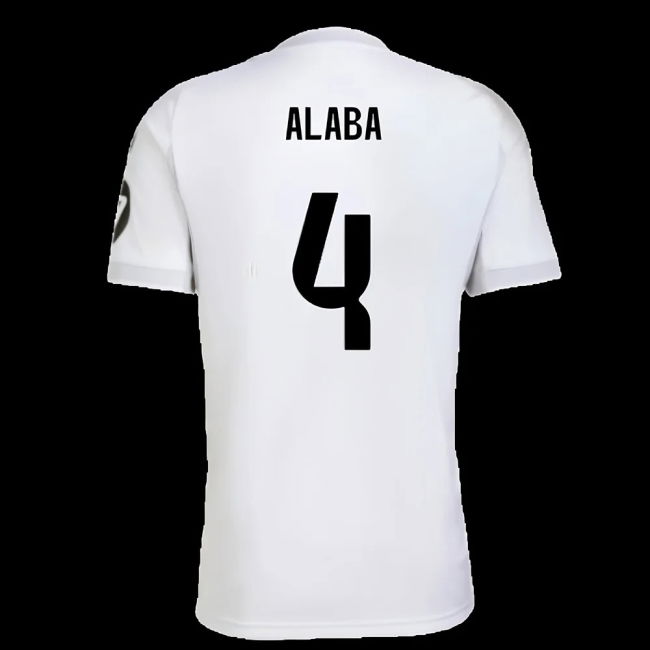 2025-2026 Real Madrid Home Shirt (Alaba 4)