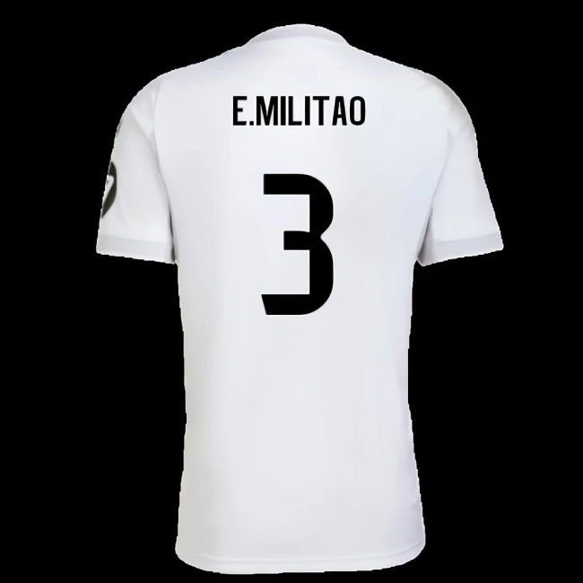 2025-2026 Real Madrid Home Shirt (E.Militao 3)