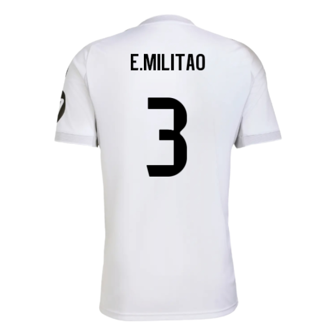 2025-2026 Real Madrid Home Shirt (E.Militao 3)