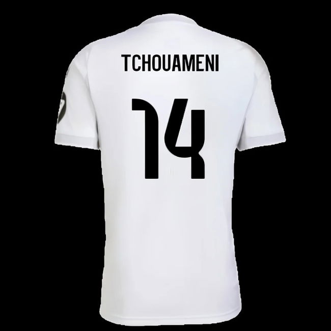 2025-2026 Real Madrid Home Shirt (Tchouameni 14)
