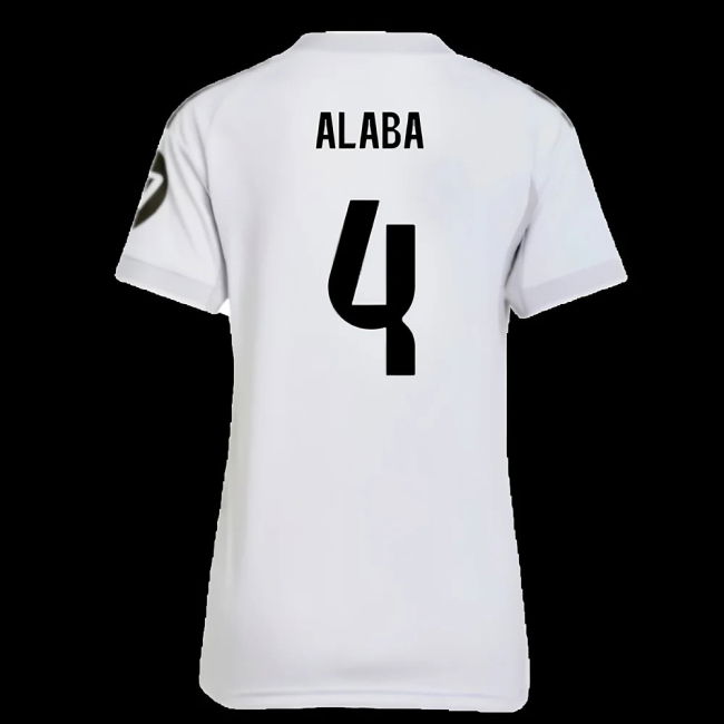2025-2026 Real Madrid Home Shirt (Womens) (Alaba 4)