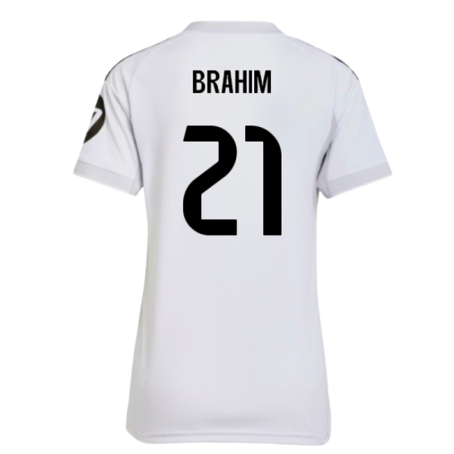 2025-2026 Real Madrid Home Shirt (Womens) (Brahim 21)
