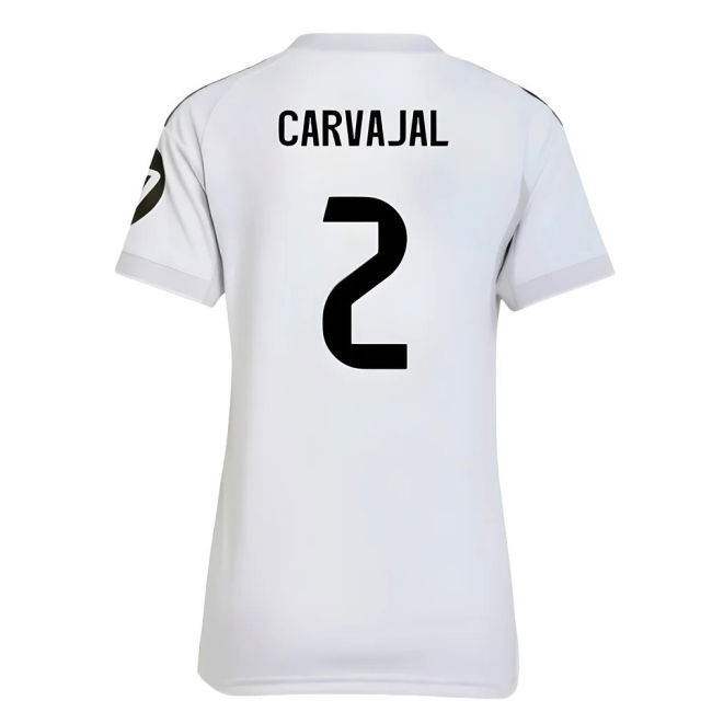 2025-2026 Real Madrid Home Shirt (Womens) (Carvajal 2)