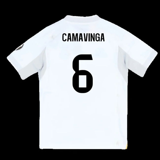 2025-2026 Real Madrid Home Youth Kit (Camavinga 6)