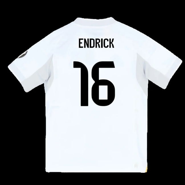2025-2026 Real Madrid Home Youth Kit (Endrick 16)