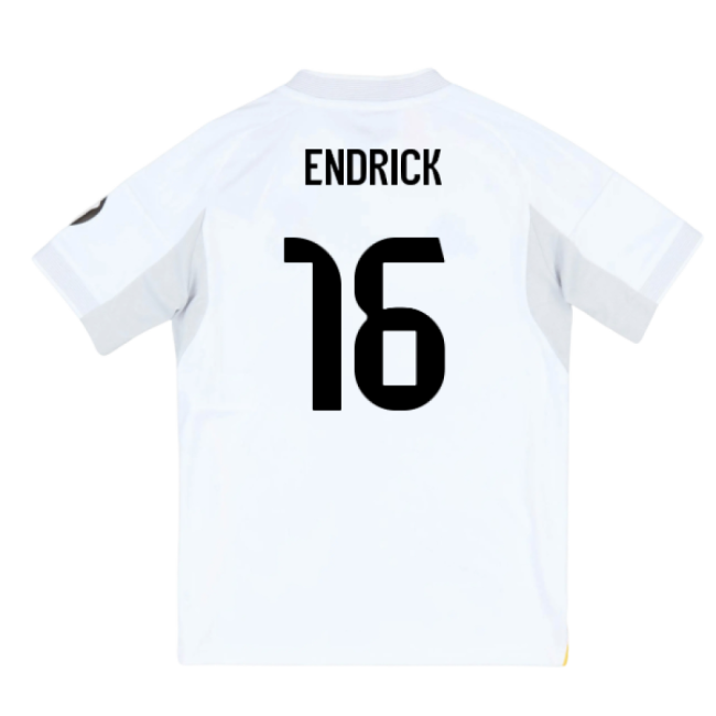 2025-2026 Real Madrid Home Youth Kit (Endrick 16)