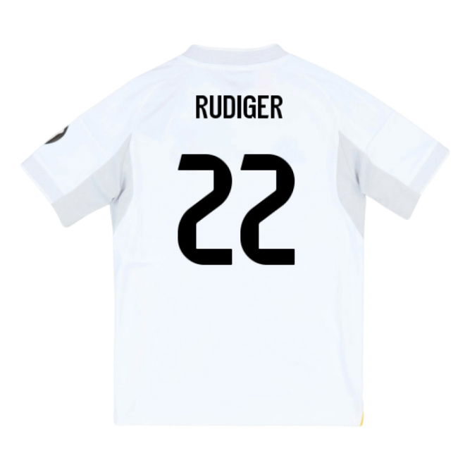 2025-2026 Real Madrid Home Youth Kit (Rudiger 22)