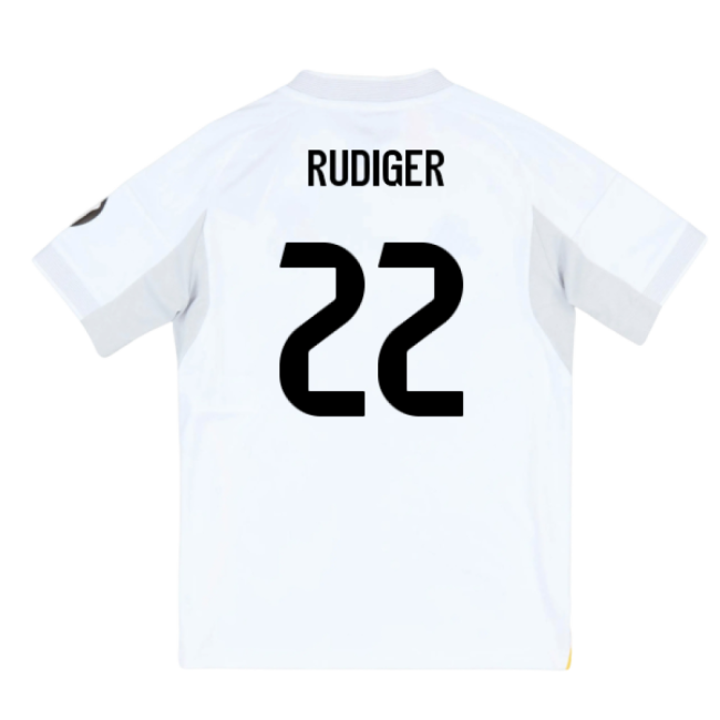 2025-2026 Real Madrid Home Youth Kit (Rudiger 22)