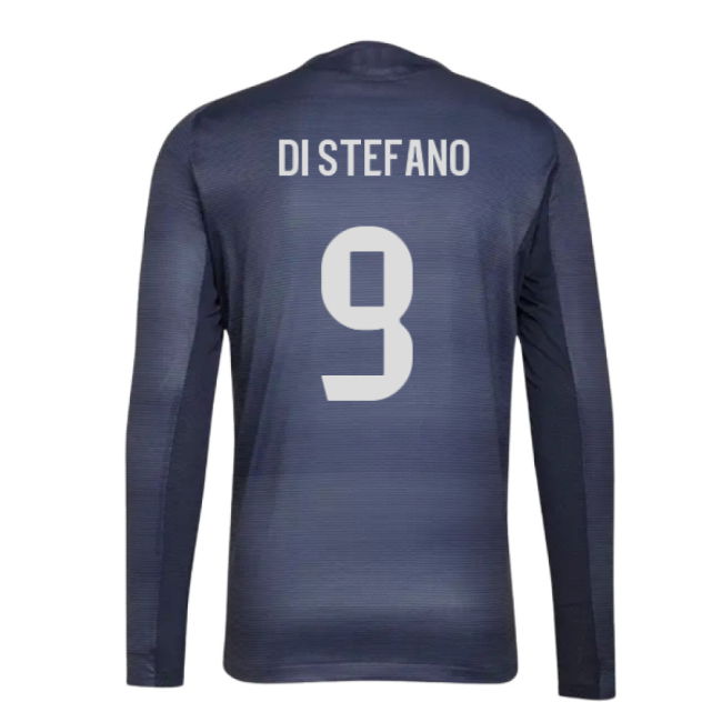 2025-2026 Real Madrid Long Sleeve Away Shirt (Di Stefano 9)
