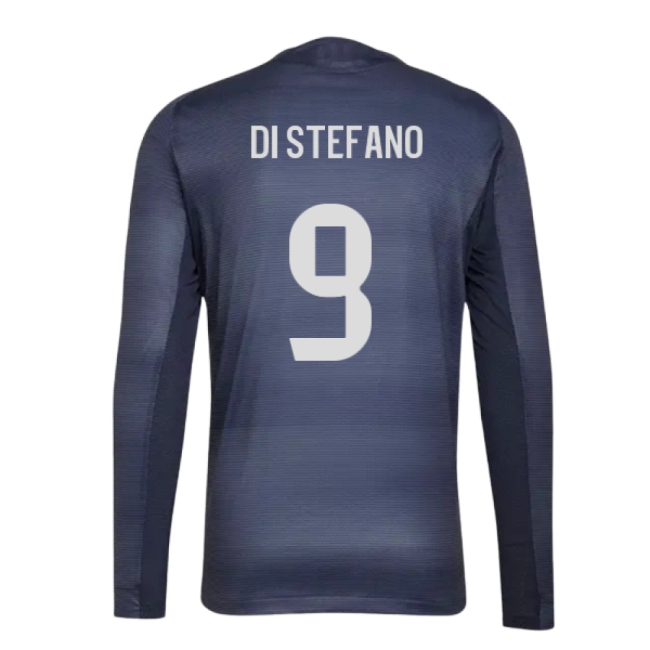 2025-2026 Real Madrid Long Sleeve Away Shirt (Di Stefano 9)