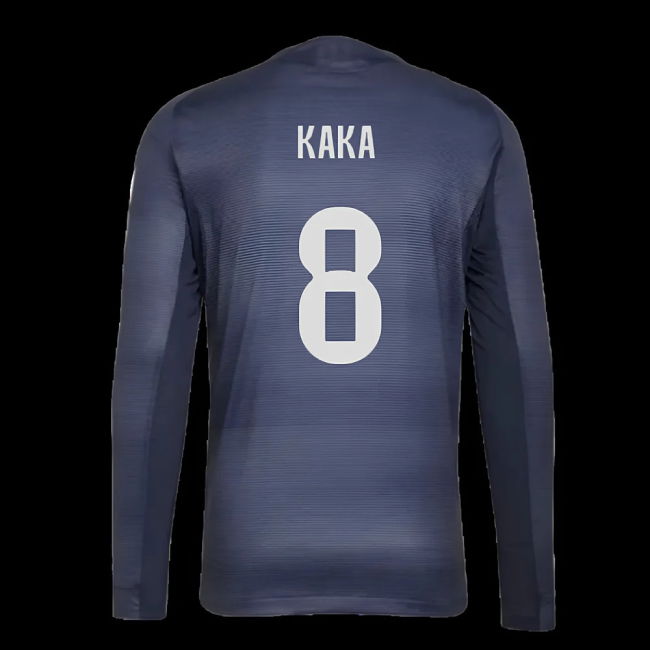 2025-2026 Real Madrid Long Sleeve Away Shirt (Kaka 8)