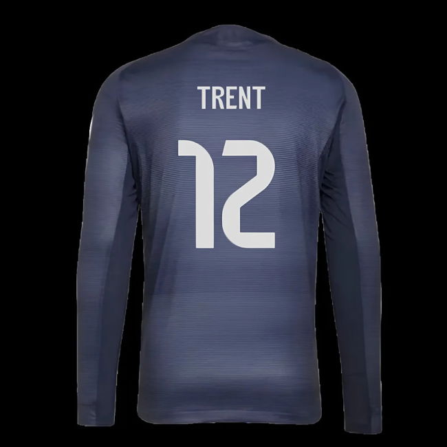 2025-2026 Real Madrid Long Sleeve Away Shirt (Trent 12)