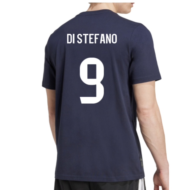 2025-2026 Real Madrid Seasonal Graphic Tee (Legend Ink) (Di Stefano 9)